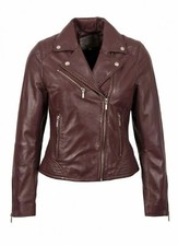 Veste de motard en cuir