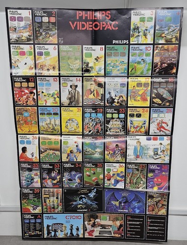 Philips videopac poster jeu - videopac,