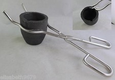pince à creuset + creuset en graphite ø 6  cm pour fondre fusion or ou argent