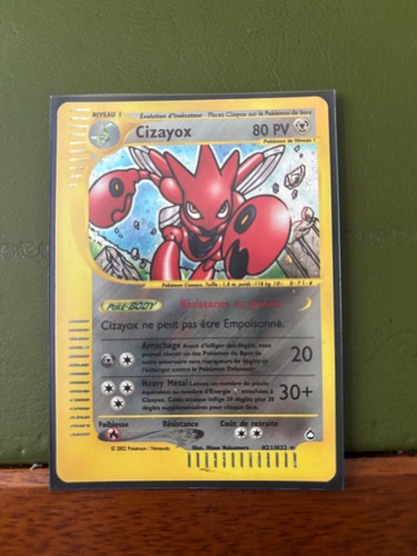 Carte pokemon cizayox - carte,