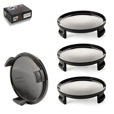 4X Caches De Roue 75Mm Caches De Moyeu Caches De Jante Universels Peignables