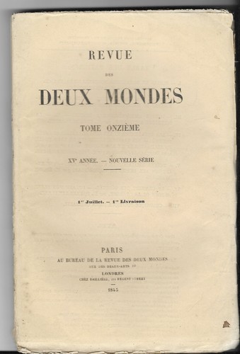 Revue des deux mondes tome - revue, mondes.