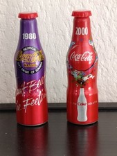 2 MINI BOUTEILLES COCA-COLA , NEUVES, 100 ANS COCA-COLA !!!