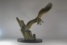 Rulas tall art deco sculpture of an Eagle