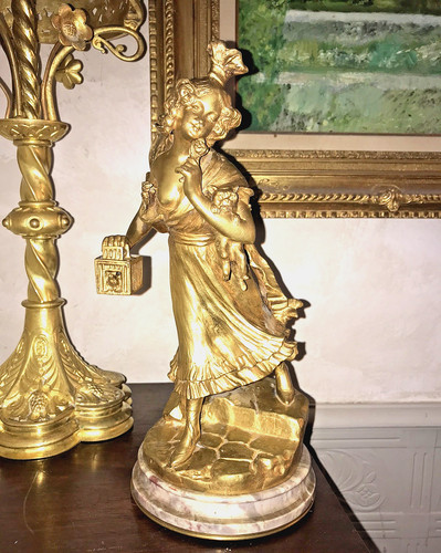 Bronze signé lecouty - lecouty, décor