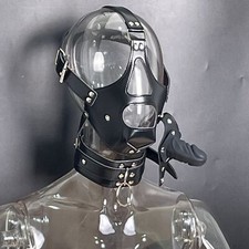 Harnais Baillon Gag Masque Bondage BDSM Soumission Esclave Open Mouth Oral Gag