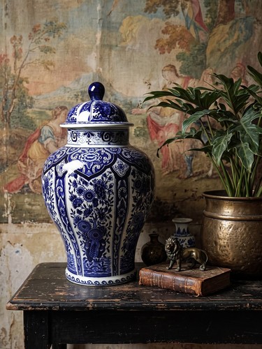 Grand pot couvert boch holland - grand,