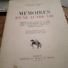 mémoires d'une autre vie