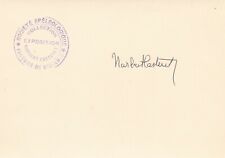 ✒ ca.1960 Norbert CASTERET spéléologue spéléologie curieuse carte AUTOGRAPHE