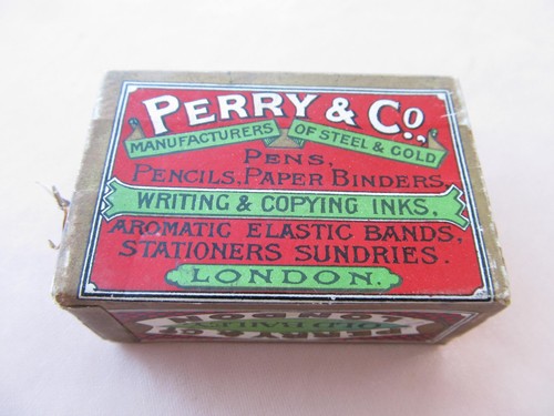 Ancienne boite plumes perry - boite, &