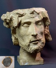 AA sculpture Tête buste Christ XVIè église Saint-Sauveur 5kg32c Louvre Dieu     