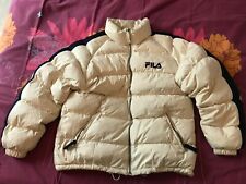 DOUDOUNE FILA TAILLE L BEIGE 70% DUVET 30% PLUME