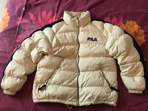 Doudoune fila taille beige - taille, l