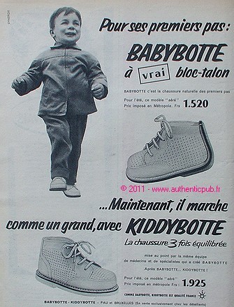 Publicite babybotte chaussures - publicite,