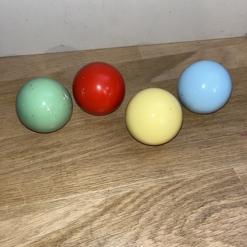 Lot boules bois de - 4,