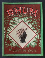 Ancienne étiquette RHUM