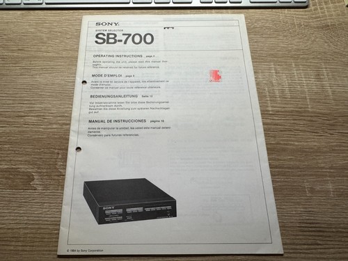 Sony manuel utilisation pour - manuel, d'utilisation