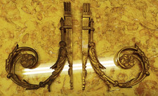 Paire porte Embrasse bronze