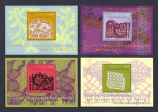 2011 Bloc n° F4600 à 4603 DENTELLE MECANIQUE ALENCON CALAIS etc... - NEUF**LUXE