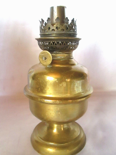 Lampe petrole pied - lampe,
