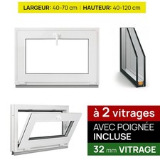 Fenêtre pvc basculante double - fenêtre,