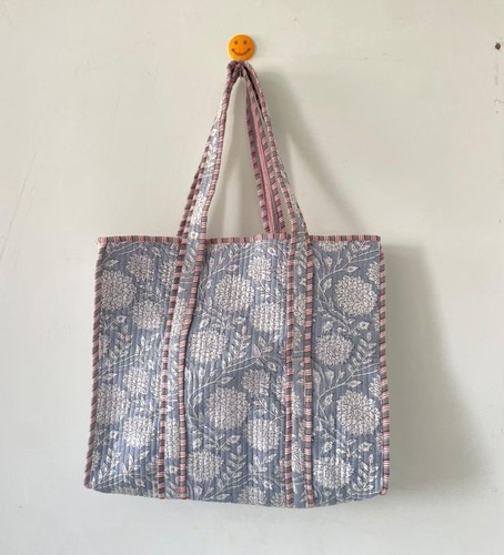 Sac main plage en coton - main,