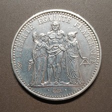 10 francs Hercule argent .900