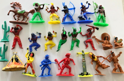 Lot figurines indiens - lot, 1/32