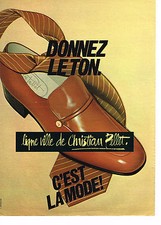 PUBLICITE ADVERTISING 034 1979 CHRISTIAN PELLET chaussures homme          070314