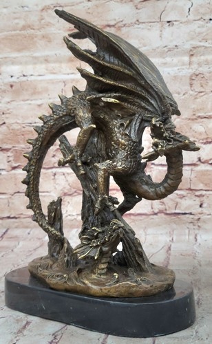 Grande statue dragon - statue, phoénix