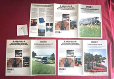N°21893  /   SAVIEM : autocar-autobus S45R-S53R  / 3 dépliants