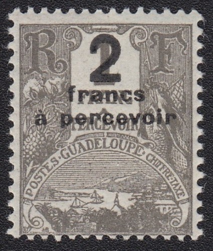 Timbre taxe 1926 guadeloupe - timbre,