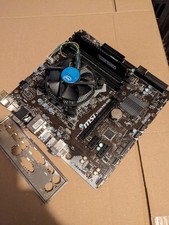 Carte Mère Pc  MSI B150M PRO VDH   + CPU G 4400 et 4 GB  DDR4