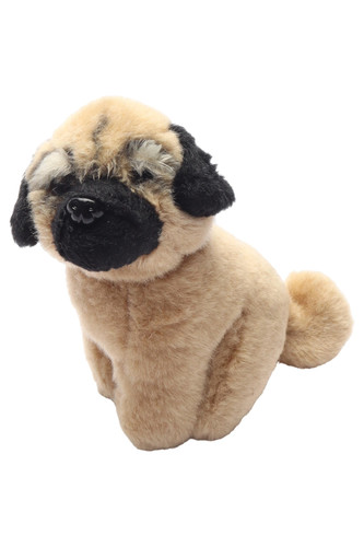 Uni toys peluche chien carlin - peluche,