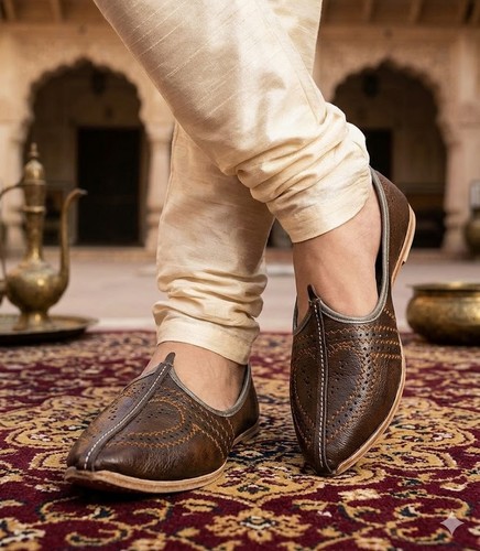 Chaussures indiennes cuir - chaussures,