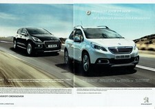 Publicité Advertising 109 2015  Peugeot 2008 & 3008  crossway crossover( 2 pag)