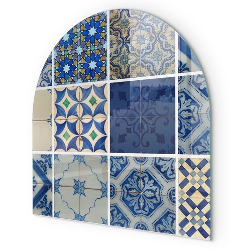 Plaque verre cheminée motifs - cheminée,
