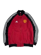 Adidas Track Top Jacket Style Firebird Manchester United 2021/22 Red Black - S