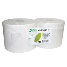 PAPIER BOBINE ESSUIE-MAIN BLANC MINERVA A USAGE PROFESSIONNEL DOUBLE EPAISSEUR 