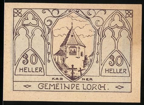 Monnaie nécessité lorch - monnaie, de