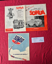 N°21920/22  /SOMUA : dépliant JL 15 et prospectus gamme