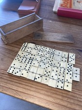 Ancien Jeux De Domino 28 Pièces