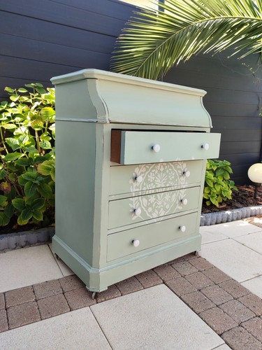 Secrétaire commode rénové - commode,