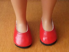Chaussure rouge 55mm - chaussure, poupée