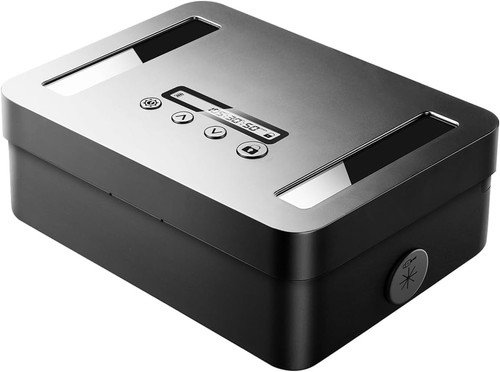 Metal time lock box phone - metal,