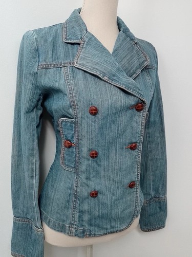 Vintage denim blazer - vintage, size