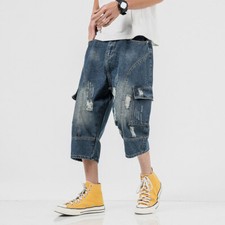 Jeans Hommes Court Pantalon