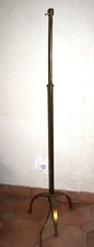 LAMPE LAMPADAIRE TRIPODE BRONZE DORE patte de lion palmettes réglable 1920 *