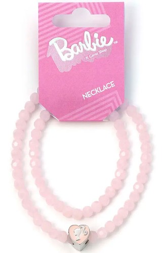 Collier barbie avec perles - collier,