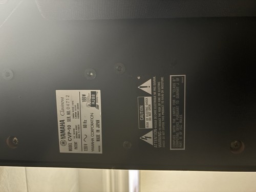 Yamaha clavinova cvp - clavinova, cvp-10